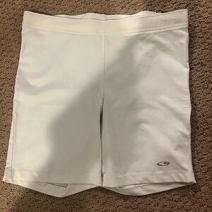 Girls Champion White Spandex